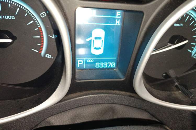 Used GAC Trumpchi GS5 2013 1.8T Automatic Two-Wheel Drive Elite Edition Odometer Close Up