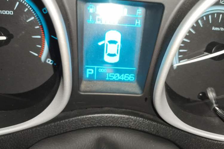 Used GAC Trumpchi GS5 2014 2.0L Automatic Two-Wheel Drive Anniversary Value Edition Odometer Close Up