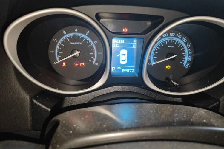 Used GAC Trumpchi GS5 2014 2.0L Automatic Two-Wheel Drive Deluxe Edition Odometer Close Up