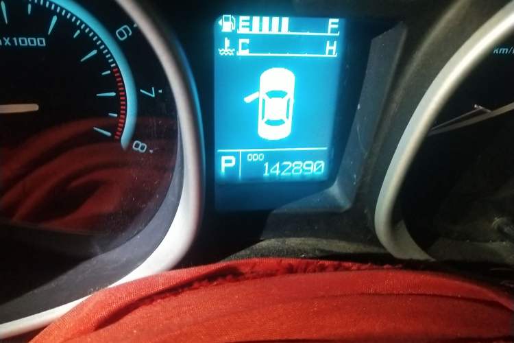 Used GAC Trumpchi GS5 2014 2.0L Automatic Two-Wheel Drive Deluxe Edition Odometer Close Up