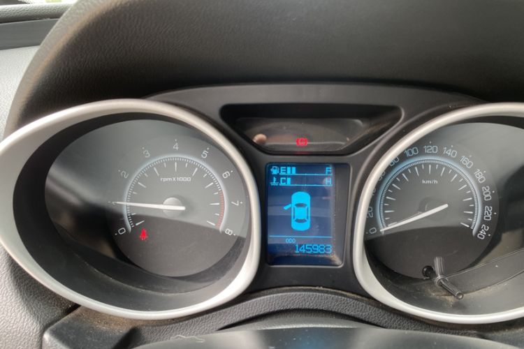Used GAC Trumpchi GS5 2014 2.0L Manual Two-Wheel Drive Anniversary Value Edition Odometer Close Up
