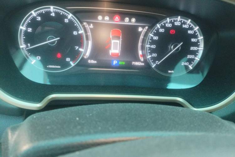 Used GAC Trumpchi GS5 2019 270T Automatic Luxury Edition Odometer Close Up