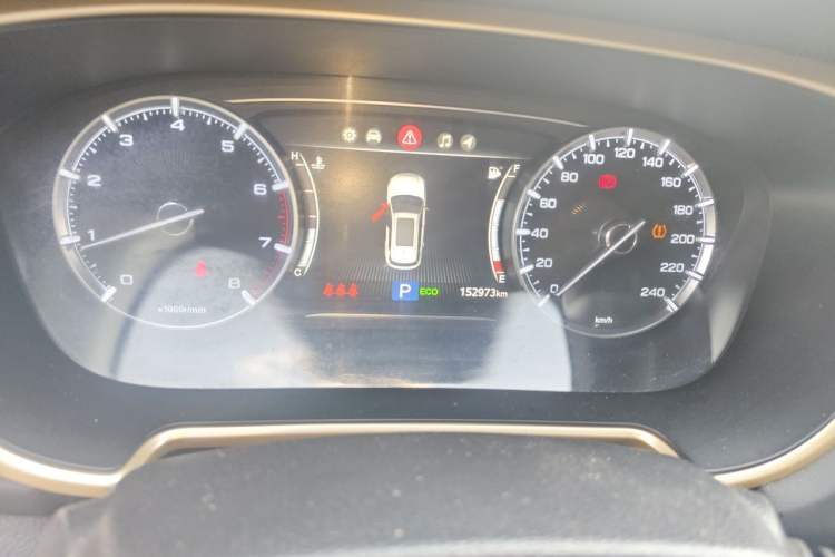 Used GAC Trumpchi GS5 2019 270T Automatic Luxury Edition Odometer Close Up