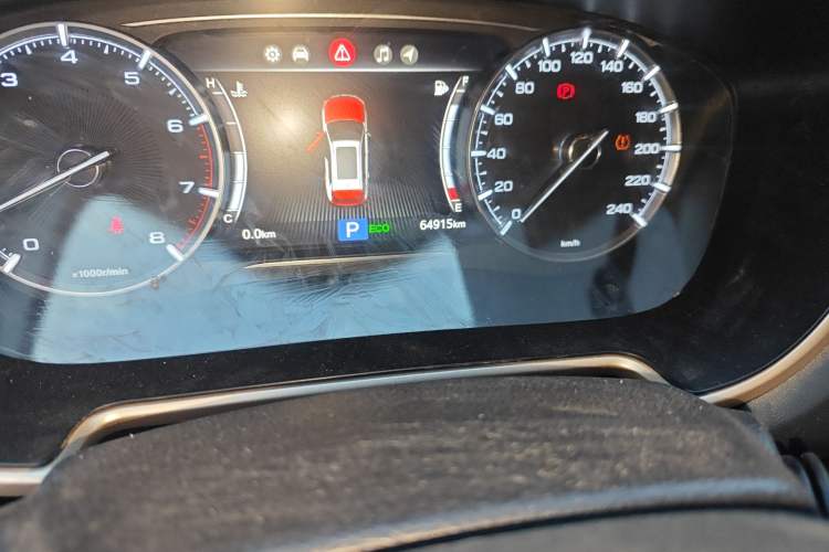 Used GAC Trumpchi GS5 2019 235T Automatic Luxury Edition Odometer Close Up
