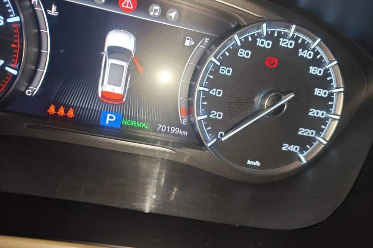 Used GAC Trumpchi GS5 2019 270T Automatic Luxury Edition Odometer Close Up