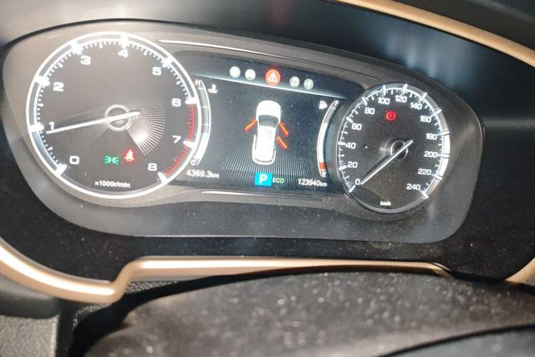 Used GAC Trumpchi GS5 2019 270T Automatic Luxury Edition Odometer Close Up