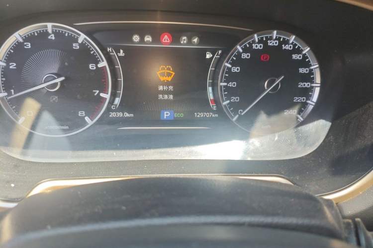 Used GAC Trumpchi GS5 2019 270T Automatic Luxury Edition Odometer Close Up