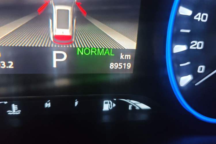 Used GAC Trumpchi GS5 2019 270T Automatic Elite Edition Odometer Close Up