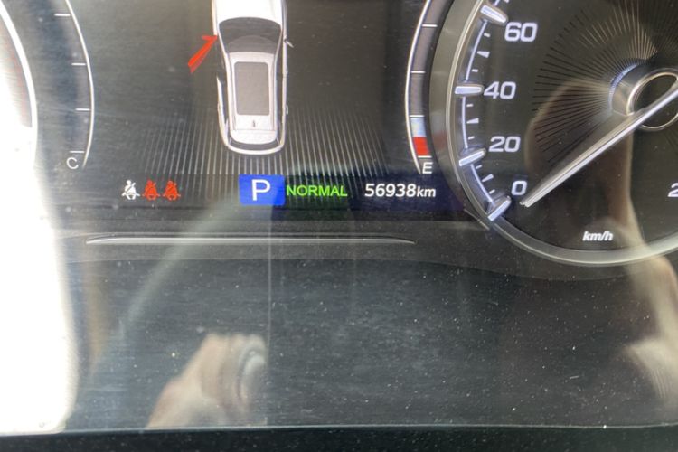 Used GAC Trumpchi GS5 2019 270T Automatic Luxury Edition Odometer Close Up