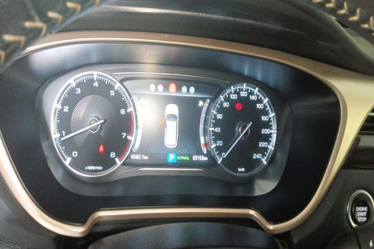 Used GAC Trumpchi GS5 2019 270T Automatic Luxury Edition Odometer Close Up