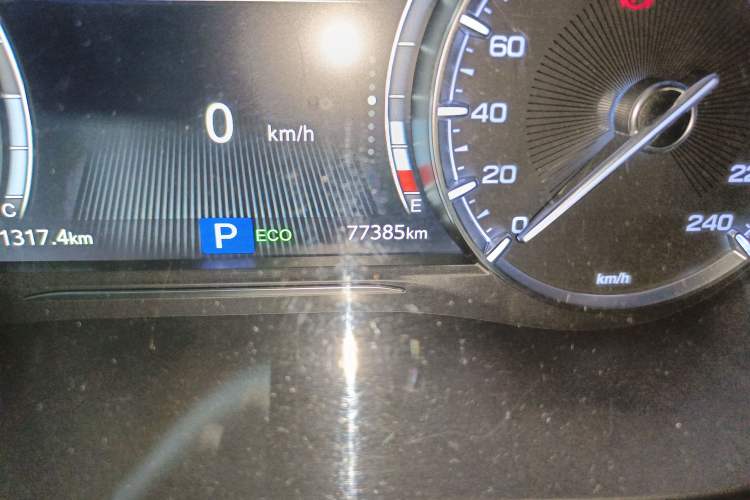 Used GAC Trumpchi GS5 2019 270T Automatic Luxury Edition Odometer Close Up