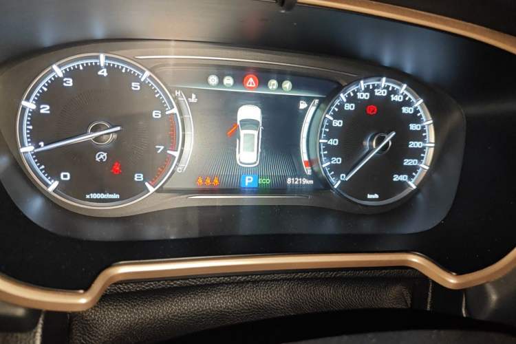 Used GAC Trumpchi GS5 2019 270T Automatic Luxury Edition Odometer Close Up