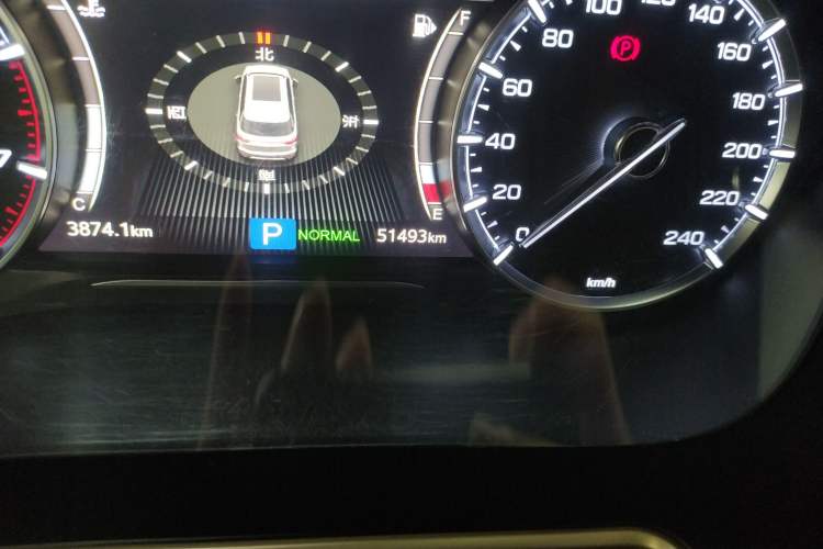 Used GAC Trumpchi GS5 2019 270T Automatic Luxury Edition Odometer Close Up