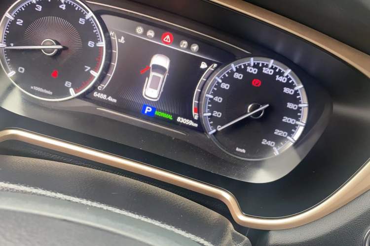 Used GAC Trumpchi GS5 2019 270T Automatic Luxury Edition Odometer Close Up