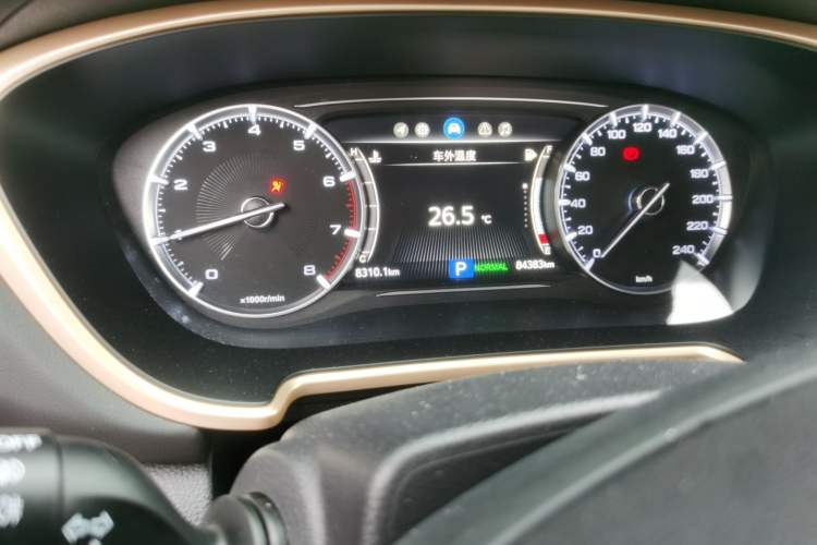 Used GAC Trumpchi GS5 2019 270T Automatic Luxury Edition Odometer Close Up