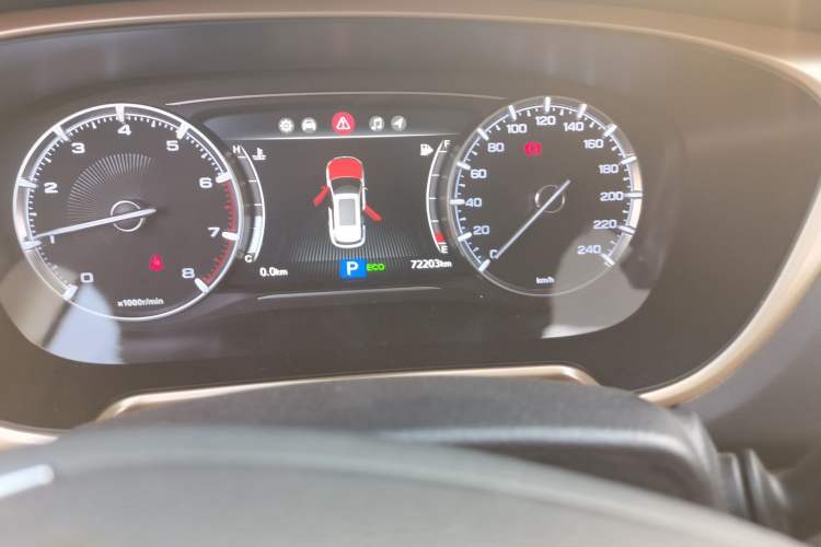Used GAC Trumpchi GS5 2019 270T Automatic Luxury Edition Odometer Close Up