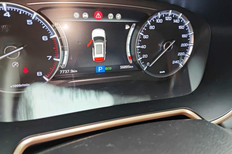 Used GAC Trumpchi GS5 2019 270T Automatic Luxury Edition Odometer Close Up