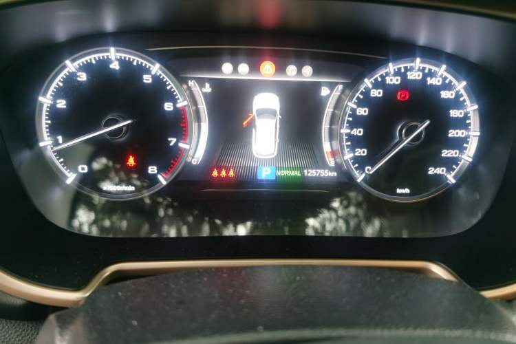 Used GAC Trumpchi GS5 2019 270T Automatic Luxury Edition Odometer Close Up