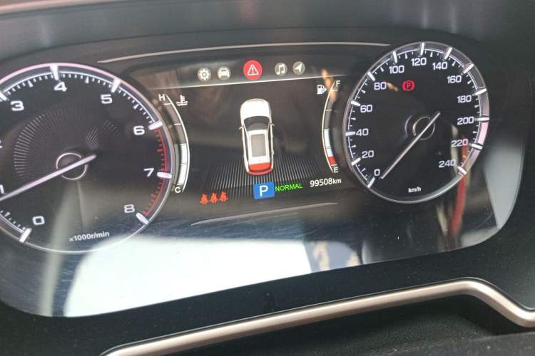 Used GAC Trumpchi GS5 2019 270T Automatic Luxury Edition Odometer Close Up