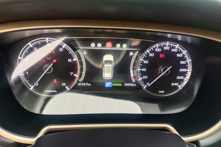 Used GAC Trumpchi GS5 2019 235T Automatic Luxury Edition Odometer Close Up