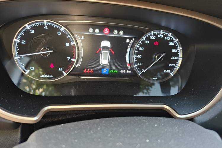 Used GAC Trumpchi GS5 2019 270T Automatic Luxury Edition Odometer Close Up