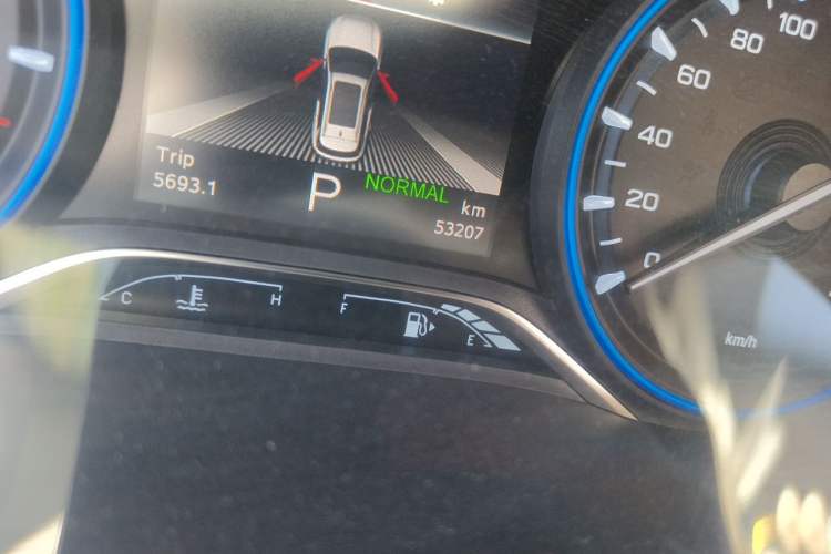 Used GAC Trumpchi GS5 2019 270T Automatic Elite Edition Odometer Close Up