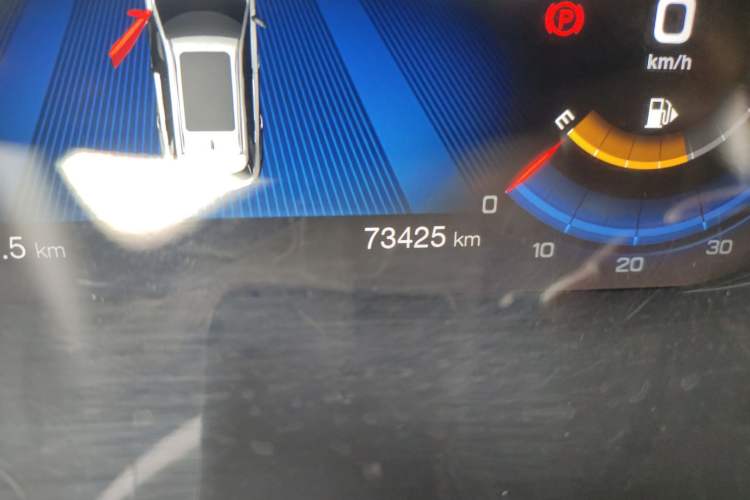 Used GAC Trumpchi GS5 2019 270T Automatic Prestige Edition Odometer Close Up
