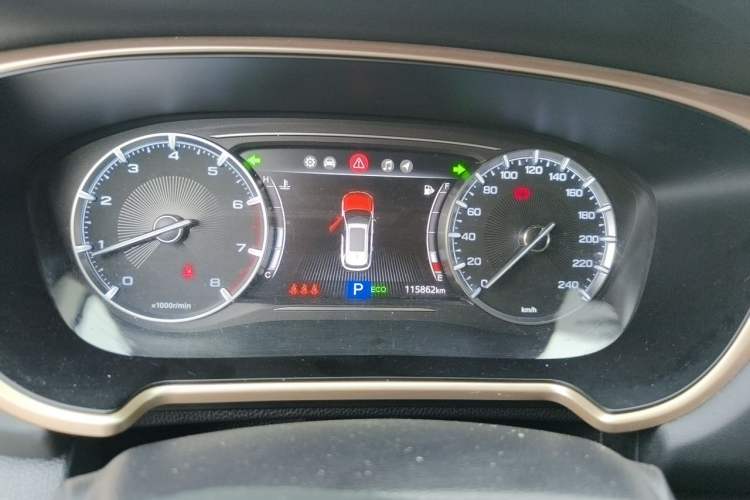 Used GAC Trumpchi GS5 2019 270T Automatic Luxury Edition Instrument Cluster