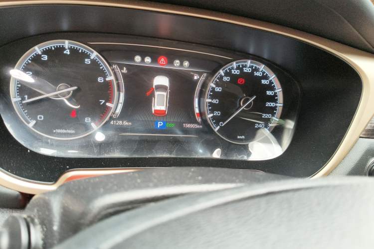 Used GAC Trumpchi GS5 2019 270T Automatic Luxury Edition Odometer Close Up