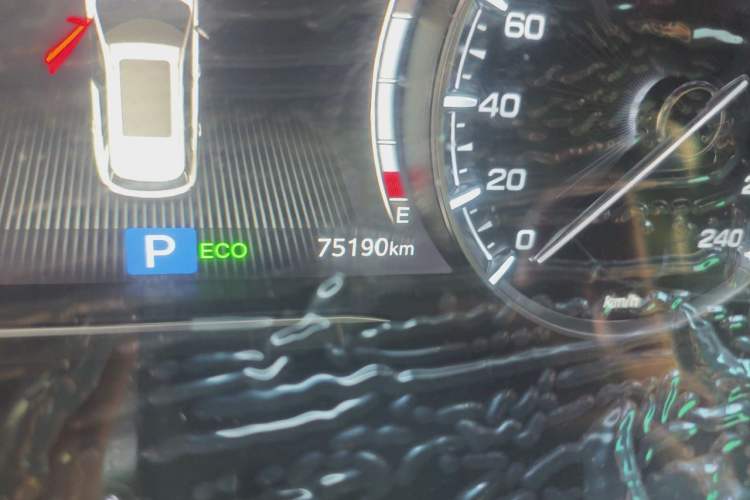 Used GAC Trumpchi GS5 2019 270T Automatic Luxury Edition Odometer Close Up