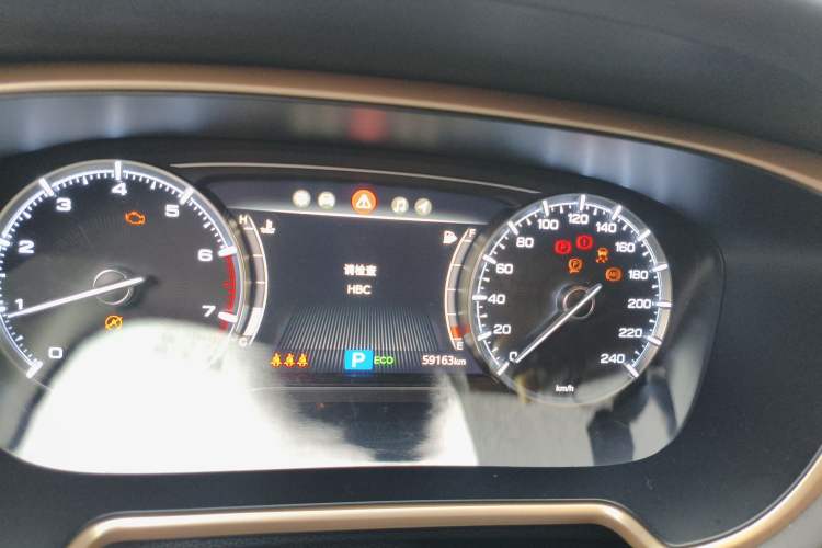 Used GAC Trumpchi GS5 2019 270T Automatic Luxury Edition Odometer Close Up