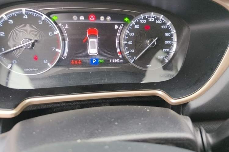 Used GAC Trumpchi GS5 2019 270T Automatic Luxury Edition Odometer Close Up
