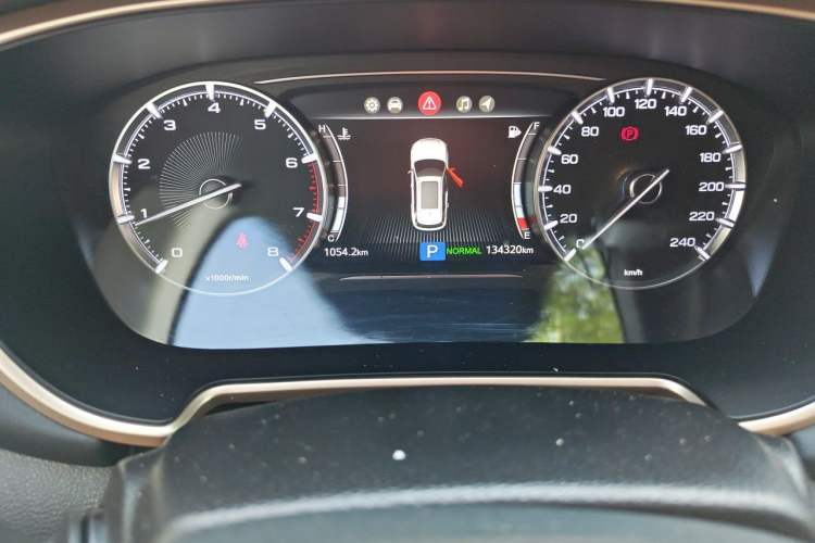 Used GAC Trumpchi GS5 2019 270T Automatic Luxury Edition Odometer Close Up