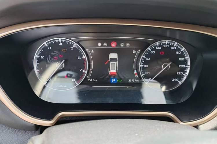 Used GAC Trumpchi GS5 2019 270T Automatic Luxury Edition Odometer Close Up