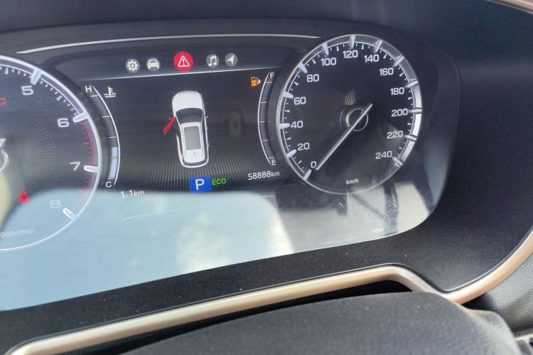 Used GAC Trumpchi GS5 2019 235T Automatic Luxury Edition Odometer Close Up