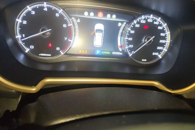 Used GAC Trumpchi GS5 2019 235T Automatic Luxury Edition Odometer Close Up