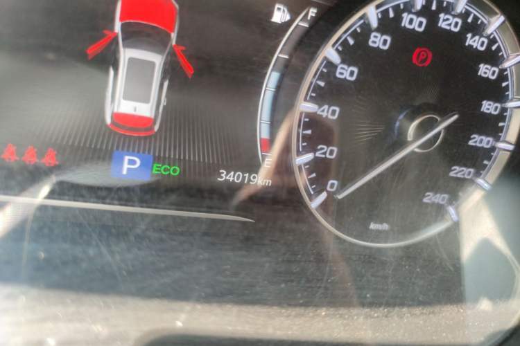 Used GAC Trumpchi GS5 2019 235T Automatic Luxury Edition Odometer Close Up