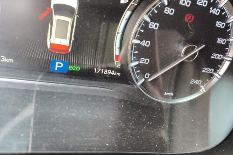 Used GAC Trumpchi GS5 2019 270T Automatic Luxury Edition Odometer Close Up