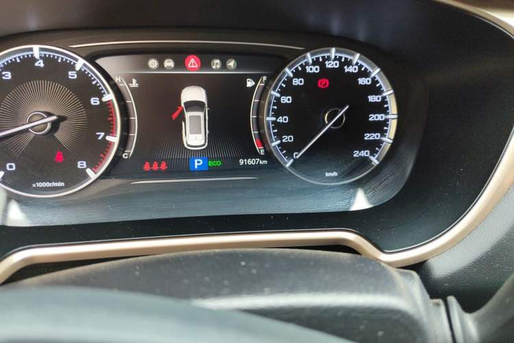 Used GAC Trumpchi GS5 2019 270T Automatic Luxury Edition Odometer Close Up