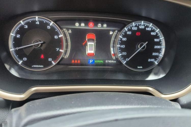 Used GAC Trumpchi GS5 2019 270T Automatic Luxury Edition Odometer Close Up