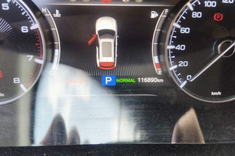 Used GAC Trumpchi GS5 2019 270T Automatic Luxury Edition Odometer Close Up