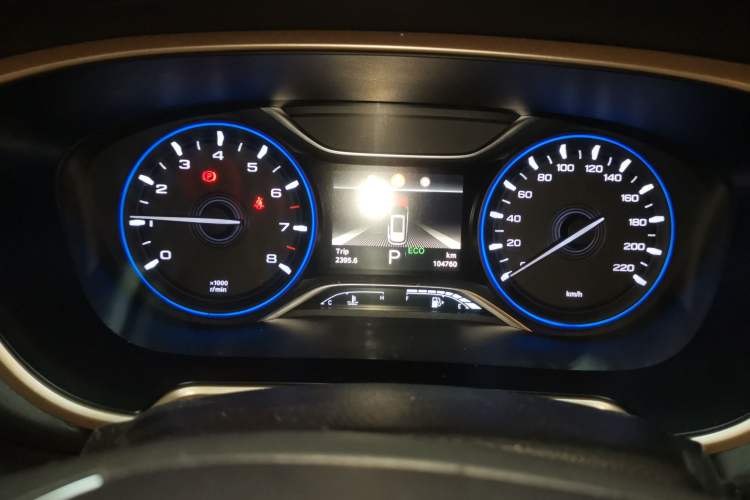 Used GAC Trumpchi GS5 2019 235T Automatic Comfort Edition Odometer Close Up