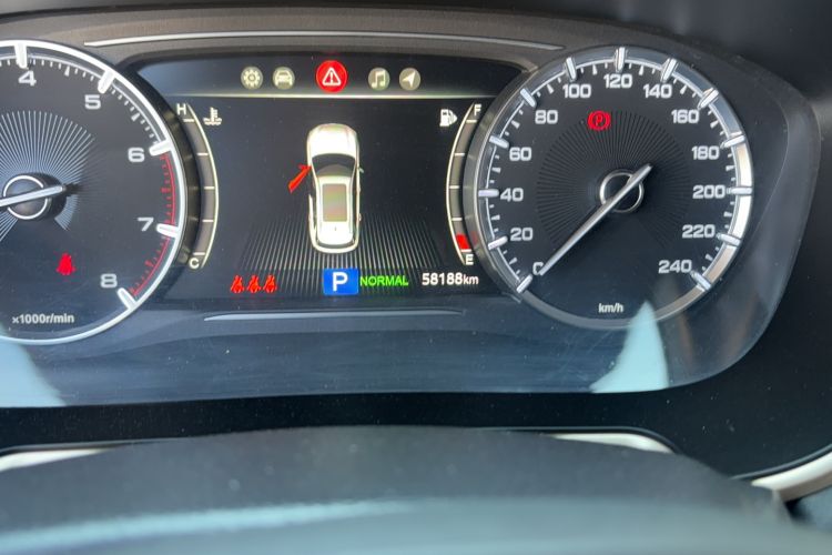 Used GAC Trumpchi GS5 2019 270T Automatic Luxury Edition Odometer Close Up