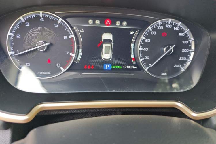 Used GAC Trumpchi GS5 2019 270T Automatic Luxury Edition Odometer Close Up
