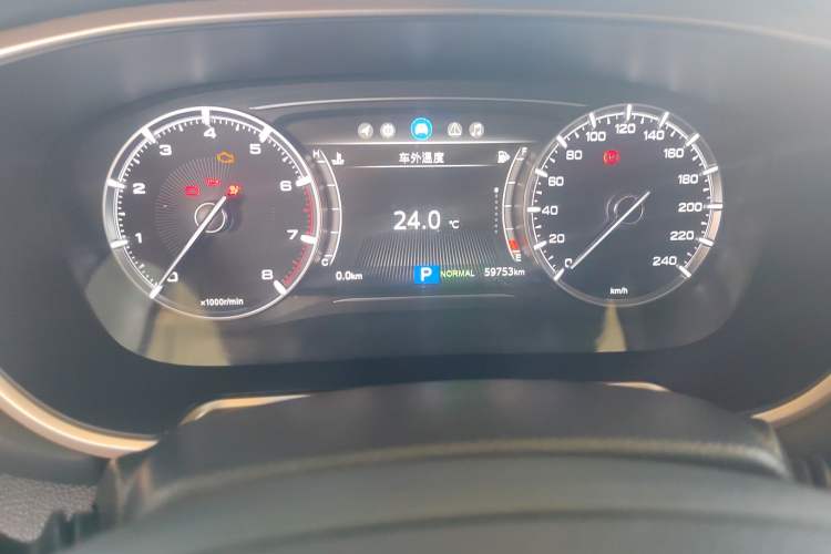 Used GAC Trumpchi GS5 2019 270T Automatic Luxury Edition Odometer Close Up