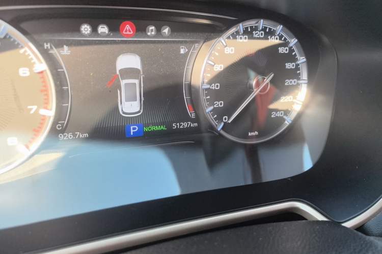 Used GAC Trumpchi GS5 2019 270T Automatic Luxury Edition Odometer Close Up