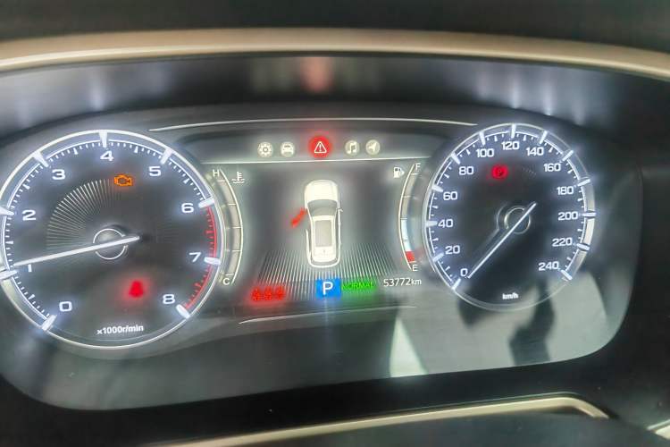 Used GAC Trumpchi GS5 2019 270T Automatic Luxury Edition Odometer Close Up