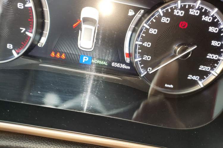 Used GAC Trumpchi GS5 2019 270T Automatic Luxury Edition Odometer Close Up