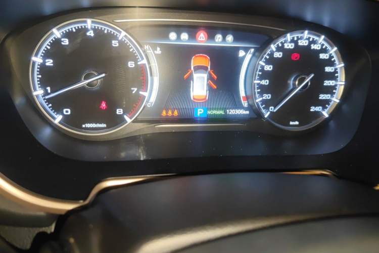 Used GAC Trumpchi GS5 2019 270T Automatic Luxury Edition Odometer Close Up