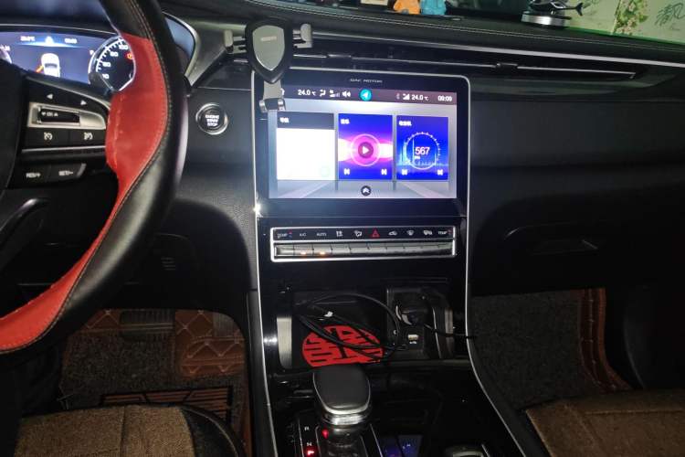Used GAC Trumpchi GS5 2020 Advanced Model 270T Automatic Luxury Edition Audio And AC Panel